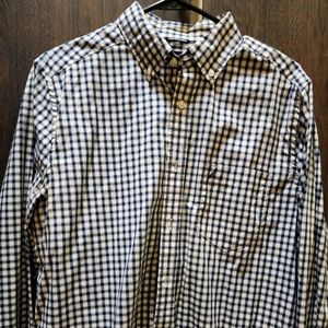 Nautica dress shirt, long sleeve plaid.